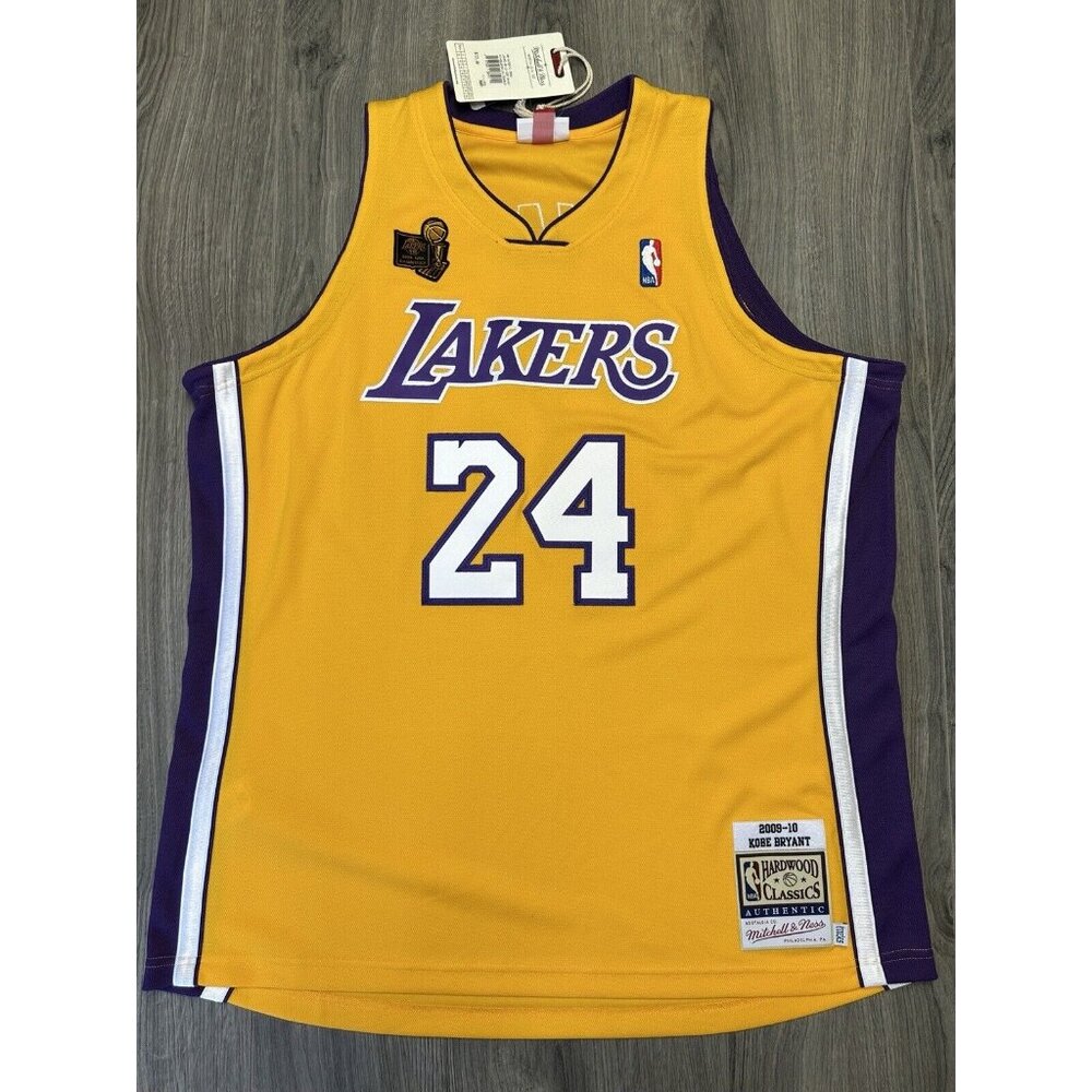 Authentic Jersey Los Angeles Lakers 2009-10 Kobe Bryant Mitchell Ness
